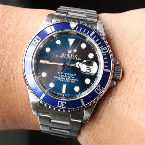 rolex sub 16610 tc|rolex 16610 blue bezel.